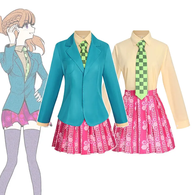 Disfraz de Cosplay de Game Your Turn To Die, Uniforme Escolar de Chidouin Sara, Falda, Abrigo, Calcetines, Conjunto Completo para Mujer, Disfraces de Halloween para el Campus
