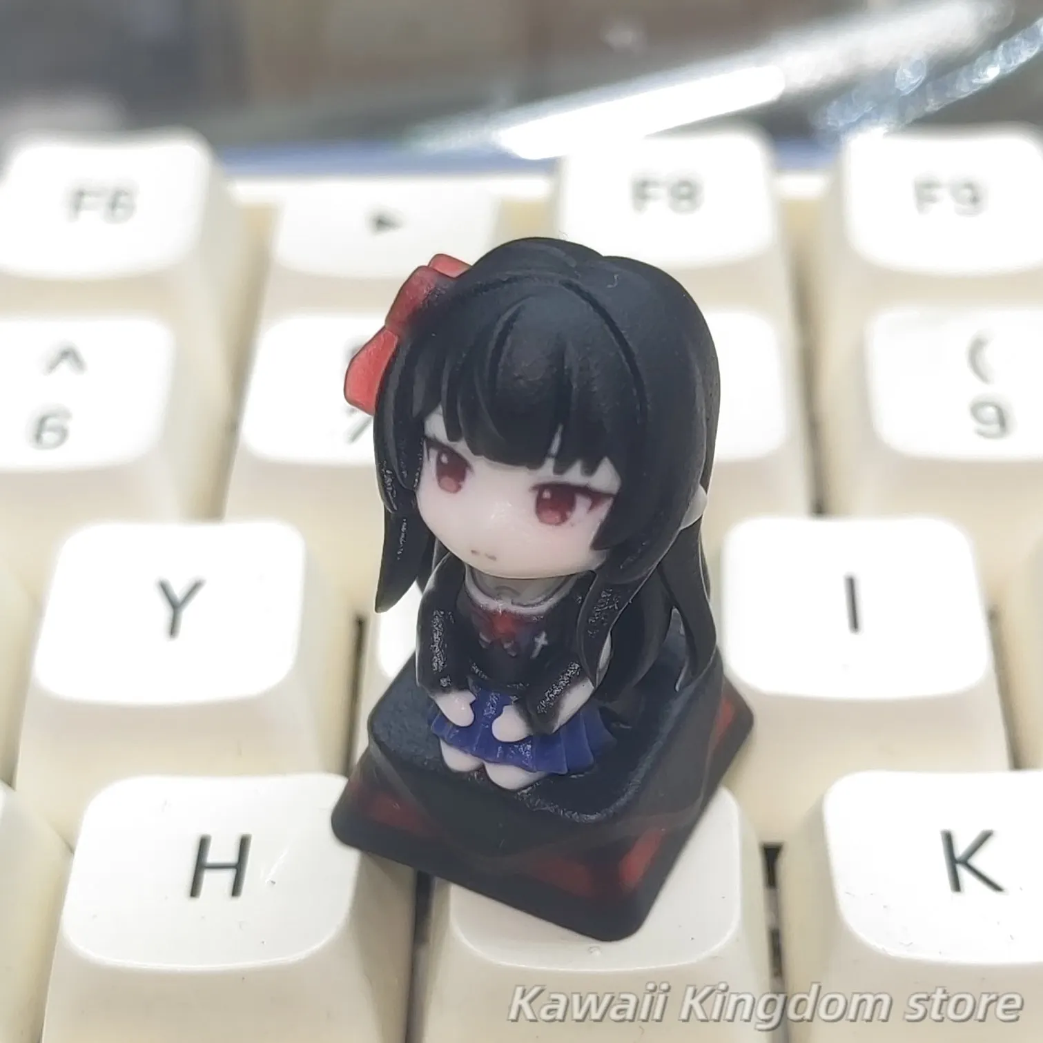 

Колпачки для механической клавиатуры Wuthering Waves Chisa, аниме-дизайн, из смолы, аксессуары для клавиатуры