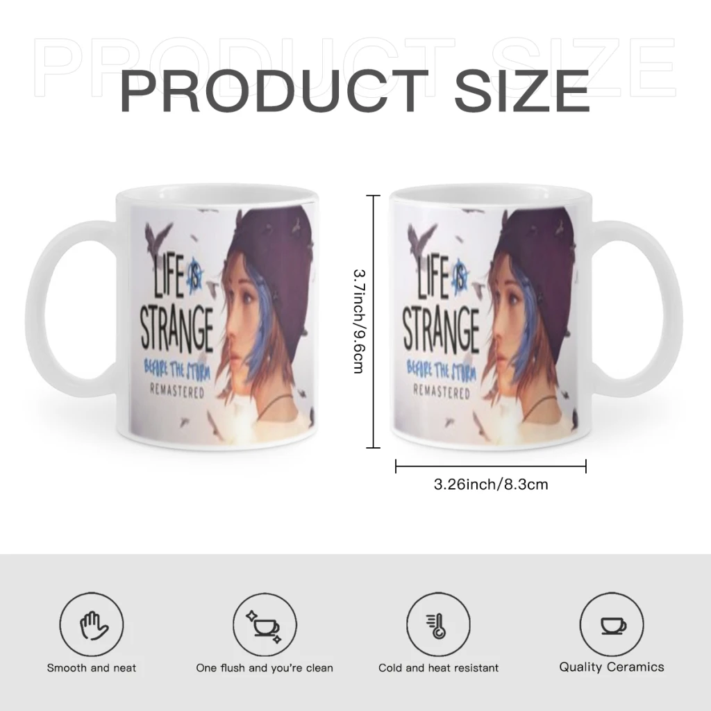 Life is Strange 2 Before the Storm Free shipping Ceramic Cup Coffee Oatmeal Breakfast Cup Creative Personality Mug