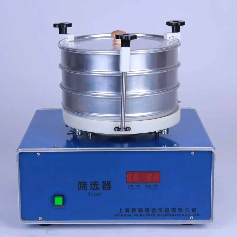 Electric Grain Sieving Machine Vibrating Screen Particle Grading Screening Grain Oil Inspection Sieve