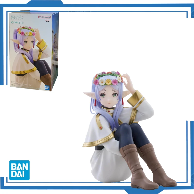 

Bandai Original Banpresto Frieren: Beyond Journey's End ESPRESTO Flower Crown Frieren PVC Action Figure Collectible Model Toys