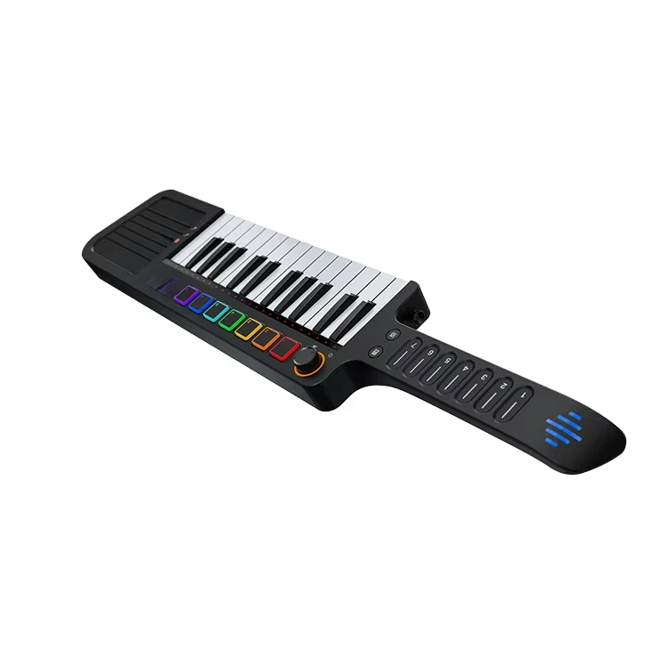 Multi Functional Instrument Versatile Portable Electronic Organ 25-Key Music Keyboard Tailor-Made for Band Guitarists