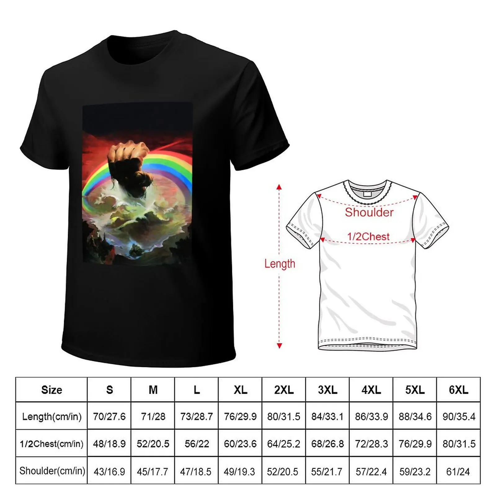 Rainbow Rising Classic Perfection T-Shirt Plus Size Short Sleeve T-Shirt