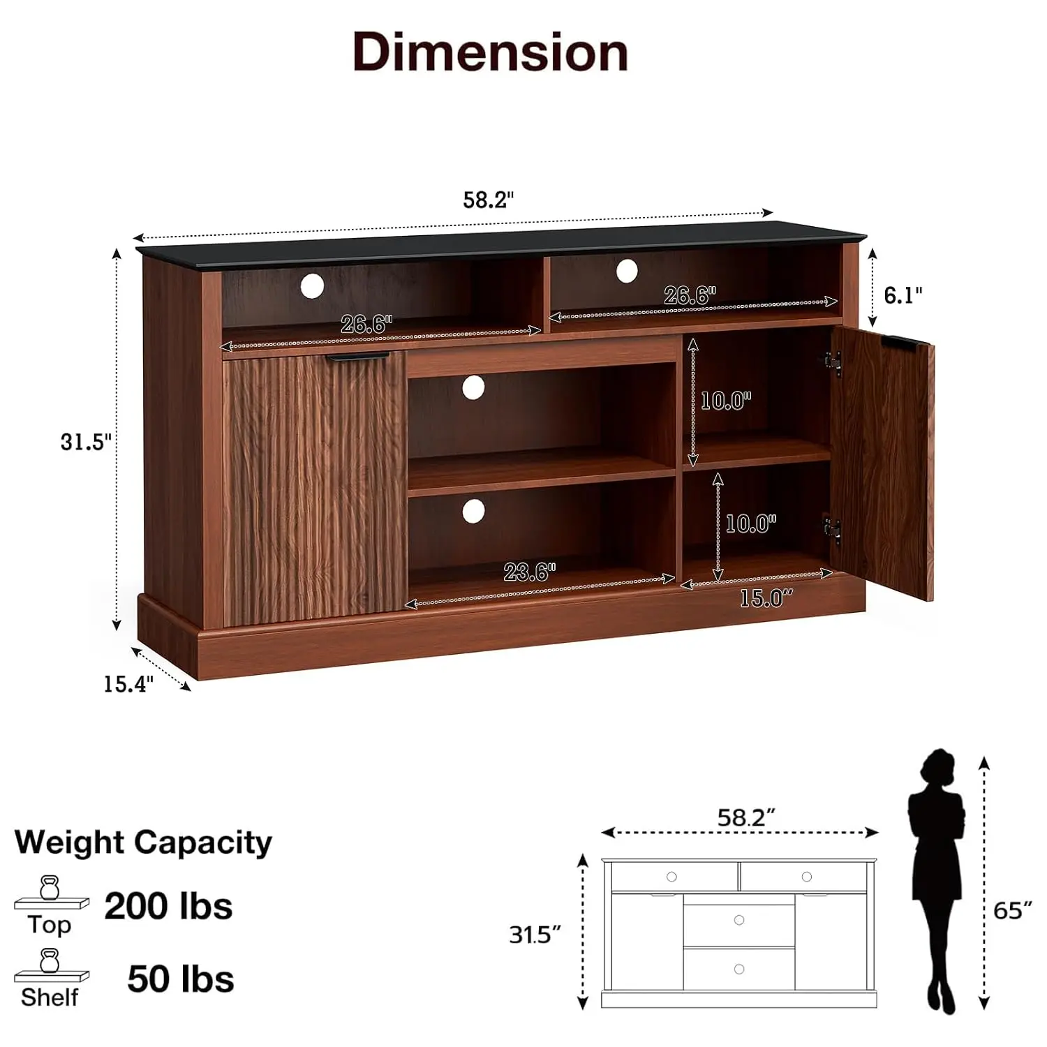 TV Stand for up to 65