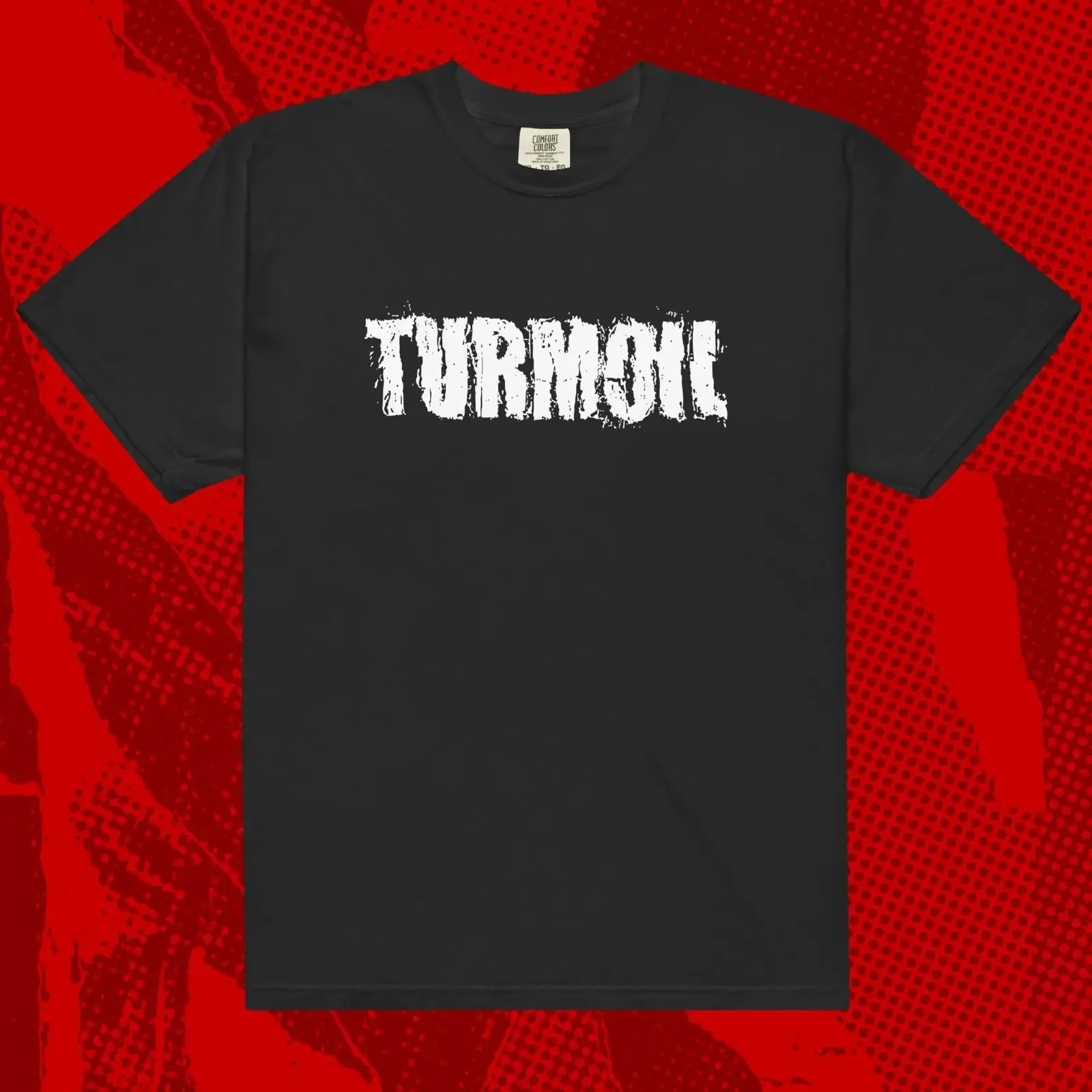 Turmoil Logo T Shirt Metalcore Hardcore Converge Strife Indecision Morning Again vintage Washed Casual Soft Versatile fashion