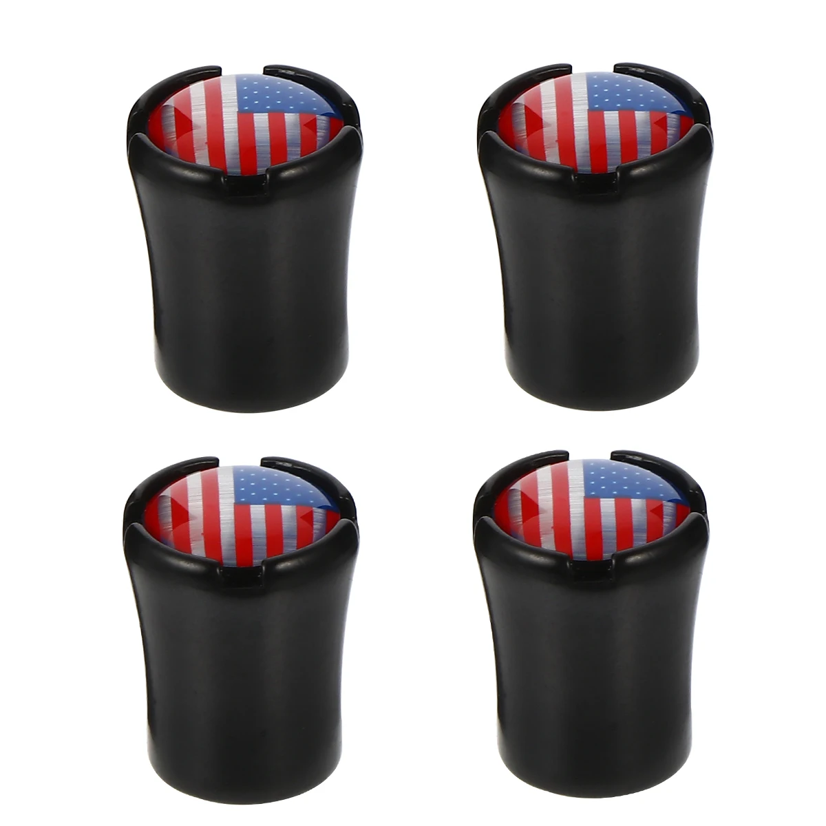 

4pcs Stem Cap Caps Stainless Steel Leak Prevention Durable Practical Car Bike Repair Shop Vehicle Tire