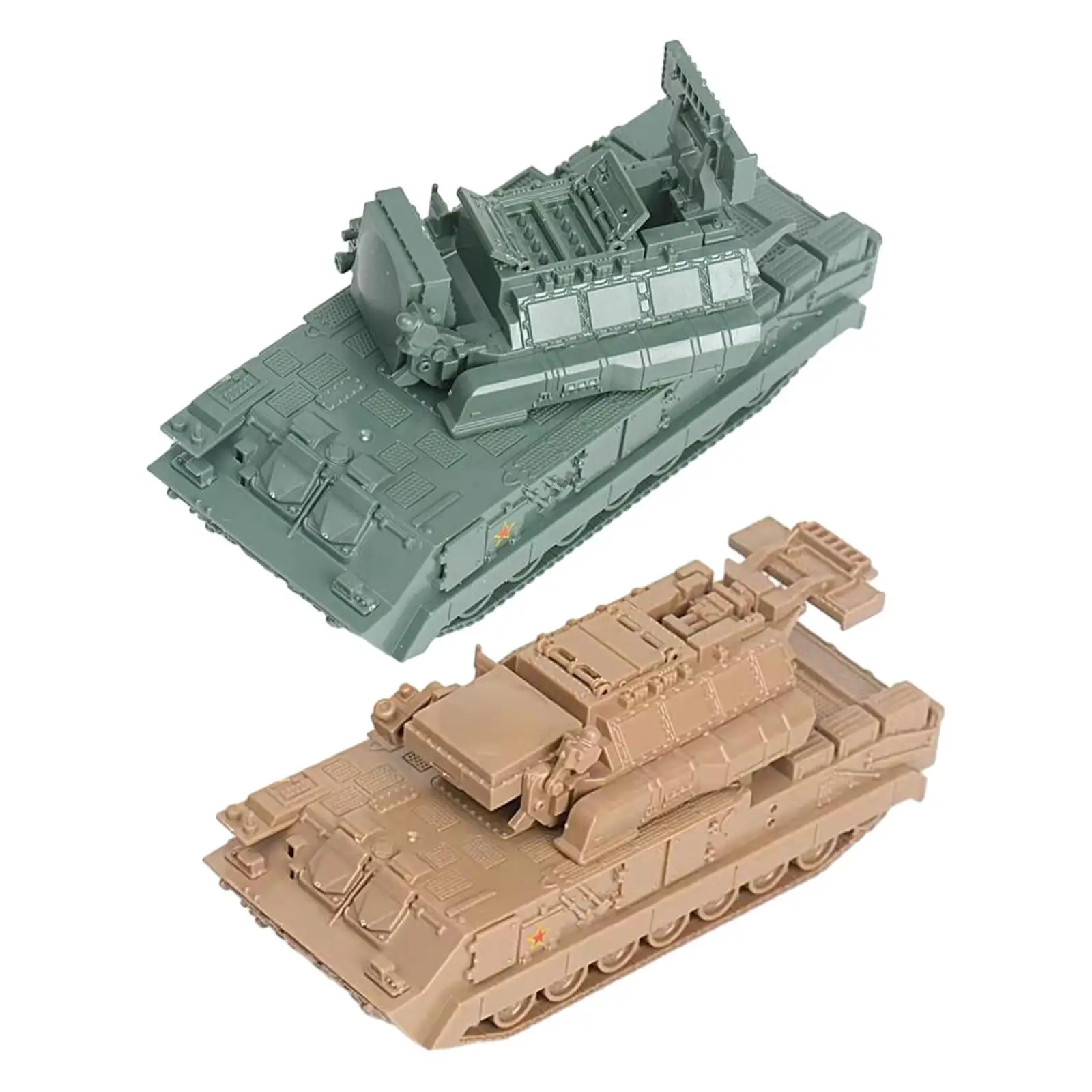 1/72 kits de construção de veículos modelo de construção de carro brinquedo simulação ornamento jogo de quebra-cabeça 4d montar tanque para lembrança colecionável