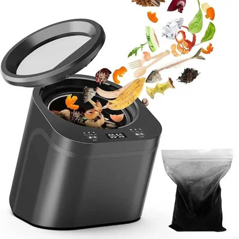 G8TC 1 حزمة المطبخ المطبخ سماد الرائحة امتصاص عبوات الفحم المنشط لمركبات المطبخ النفايات من السهل استبدالها