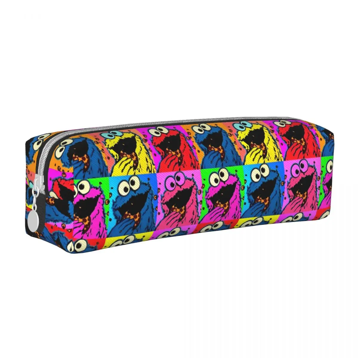 Fashion Funny S-Sesame Street Pencil Case Cartoon Pencil Box Pen for Girl Boy Large Storage Bag Students School Gifts Stationery