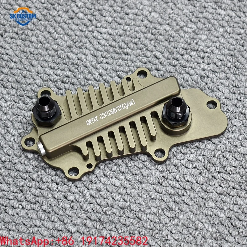 For Jee-p Cherokee 3.0 CRD V6 4x4 Engine Oil Filter Adapter Car Modification