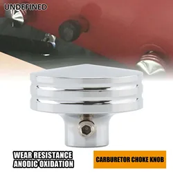 Motorcycle Carburetor Choke Knob Cap CNC Aluminum For Harley Sportster XL883 1200 Road King FXST FLST 1989-Up