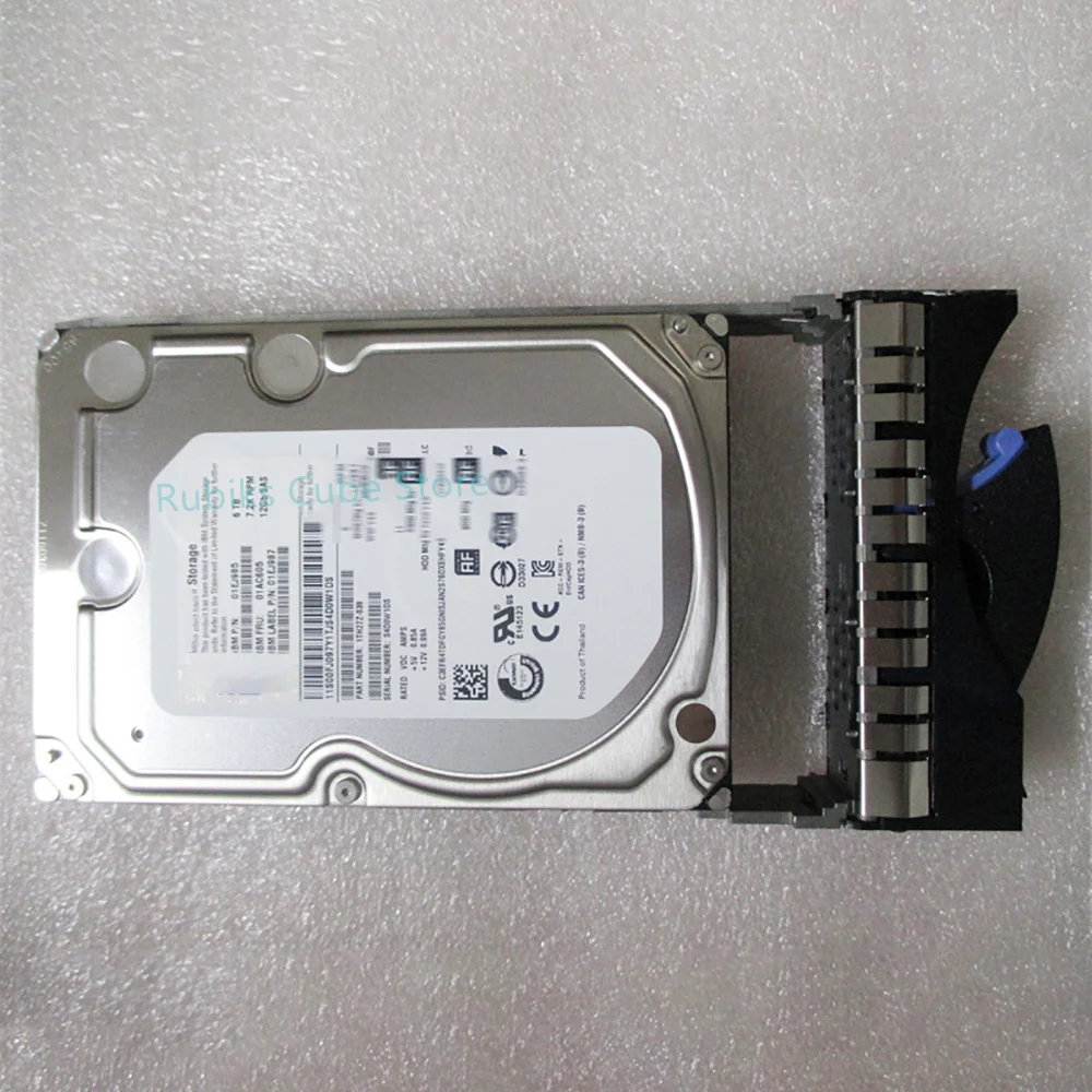 Disco duro para IBM 01AC605 V5000 Gen 2 V5030 6T 7,2 K SAS 3,5 "12G