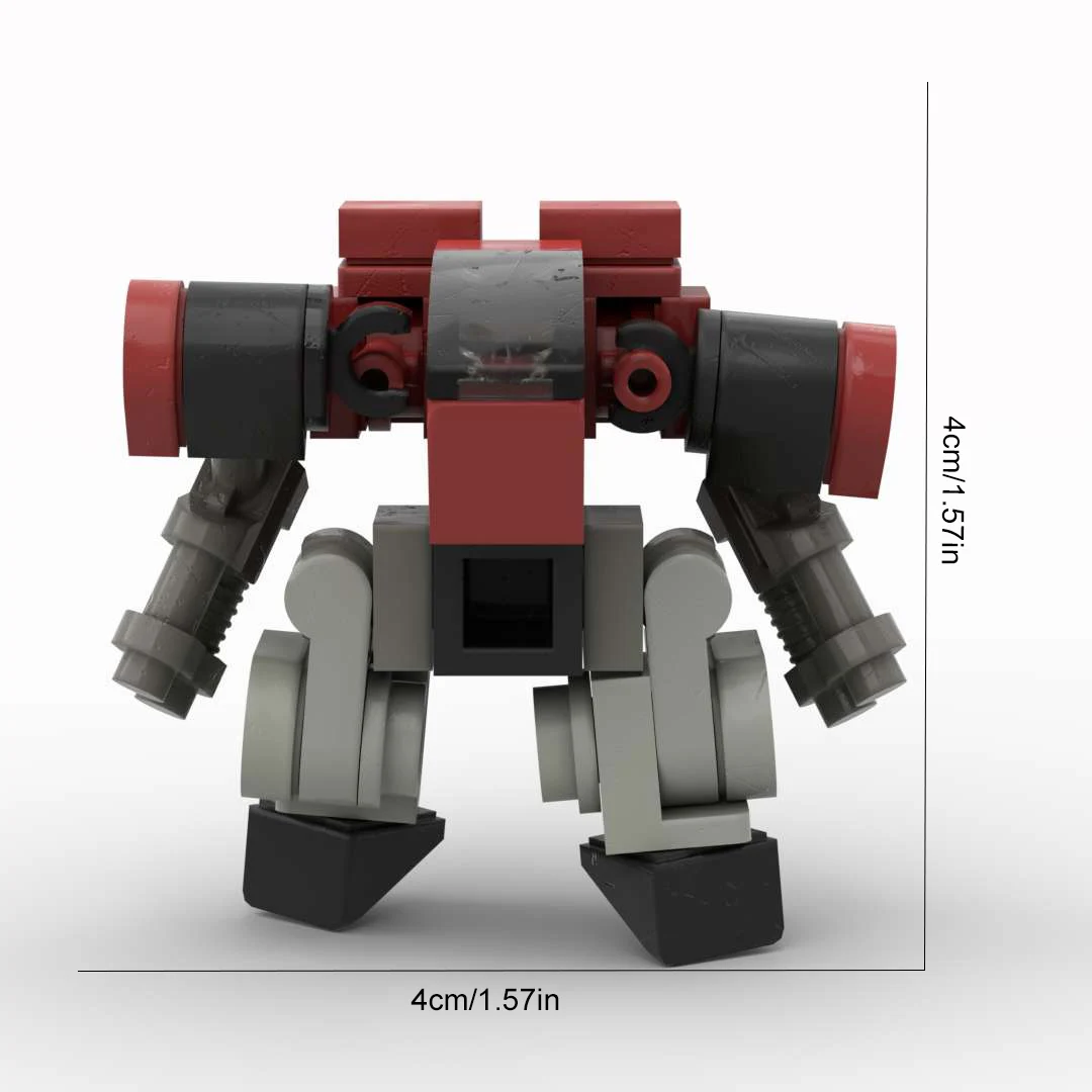 MOC Building Blocks Robot Dog Fighter Aircraft Drone Launcher Bullet Missile Knight Mecha Tank Howitzer Decorative Toy Kid Gift