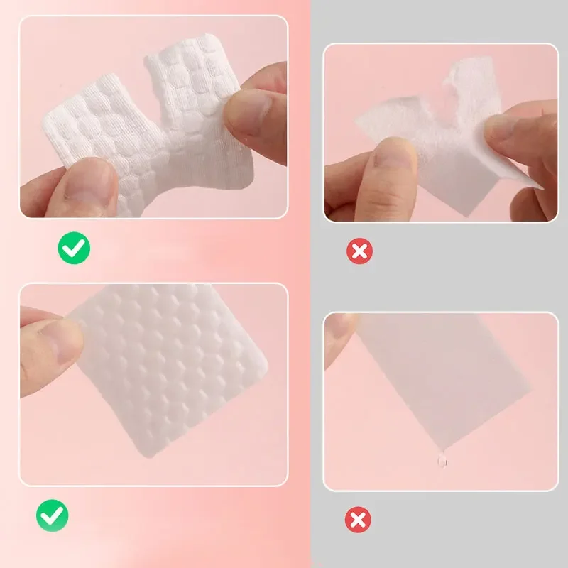 300/500Pcs Professional Nail Cotton Wipes UV Gel Nail Tips Polish Remover Cleaner Lint Paper Pad Soak Manicure Cleaning Tools view 5