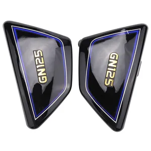 Motorradbatterie -Seitendeckel für Suzuki, Brett, Panels, Schwarz, GN125, GN 125 10 Hauptverkaufsgremium GN 125 Suzuki - №10