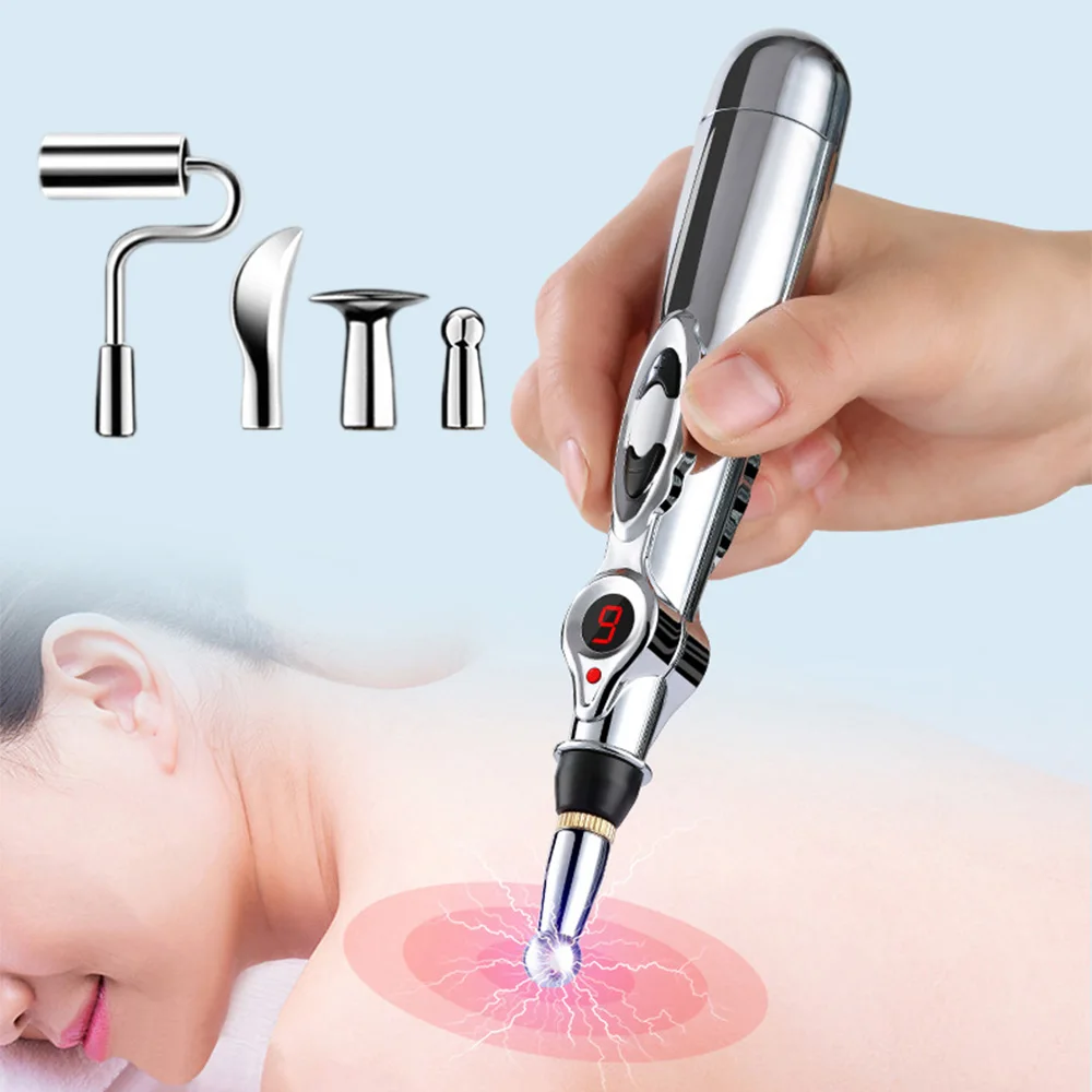 

Electric Acupuncture Point Massage Pen Pain Relief Laser Therapy Electronic Meridian Energy Pen Body Head Back Neck Leg Massager