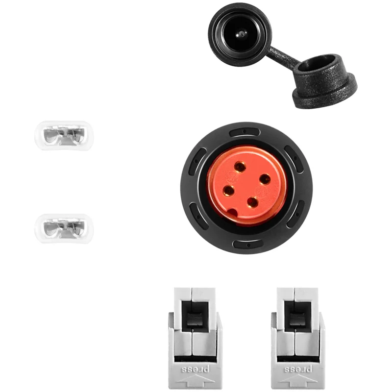 010-12676-35 Stromkabel, wetterbeständig, mit Ladeanschlussstecker und 5 A Sicherungshalter, passend für Garmin ECHOMAP, Panoptix Eisfischen – Detail 14