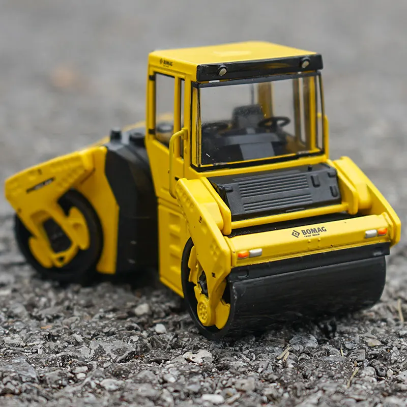 1:50 Scale BOMAG BW203AD Road Roller Alloy Construction Machinery Engineering Car Model Collection Gift Toys