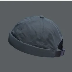 Gorro sin visera secado rápido ligero retro ajustable para hombre