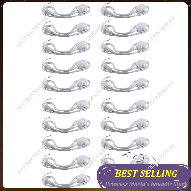 

AB30-20X Белый шнур питания лампы с диммером, вилка стандарта США, 250 В/110 В переменного тока