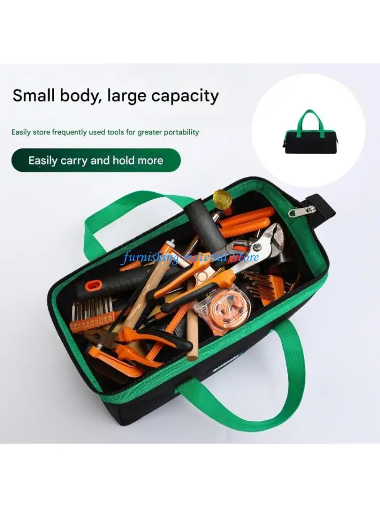 Y5GD Heavy Duty Tool Carriers Cloth Material Wide Design for Easy Access Portable Construction Size 12x5.7in Ample Storage