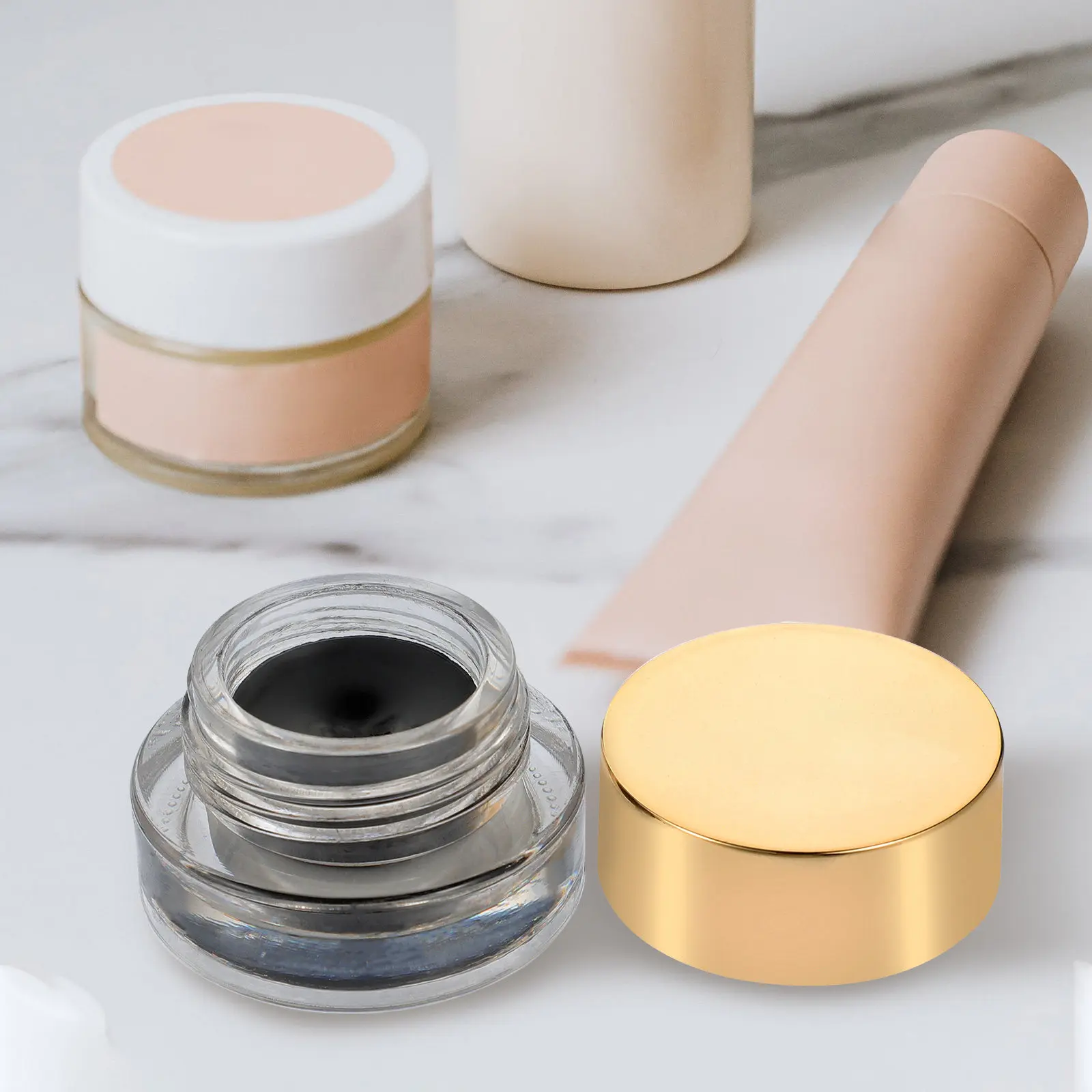 Eye Liner Waterproof Long-Lasting Smudgeproof Stylish Eyeliner for Party Wedding Casual Makeup Gel Eyeliner