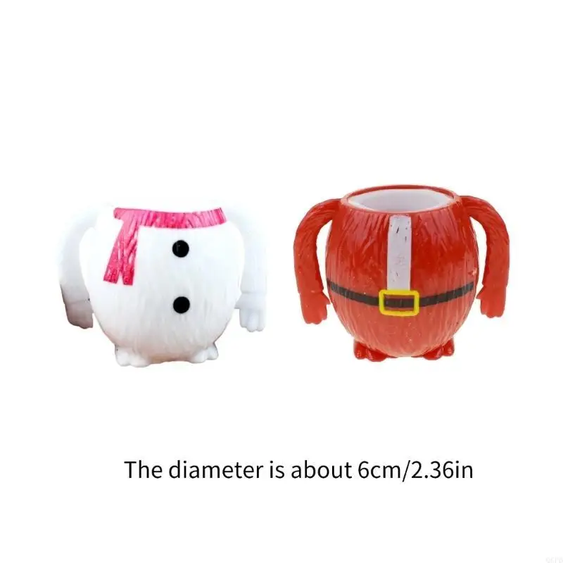 Giocattolo festivo santa giocattolo decompressione comprimibile giocattolo tpr toy giocattolo per bambini giocattolo