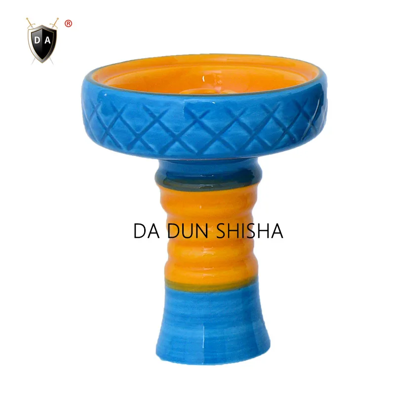 Multi-Colored Shisha Ceramic Bowl for Shisha Tobacco Holder Narguile Sheesha Accessories