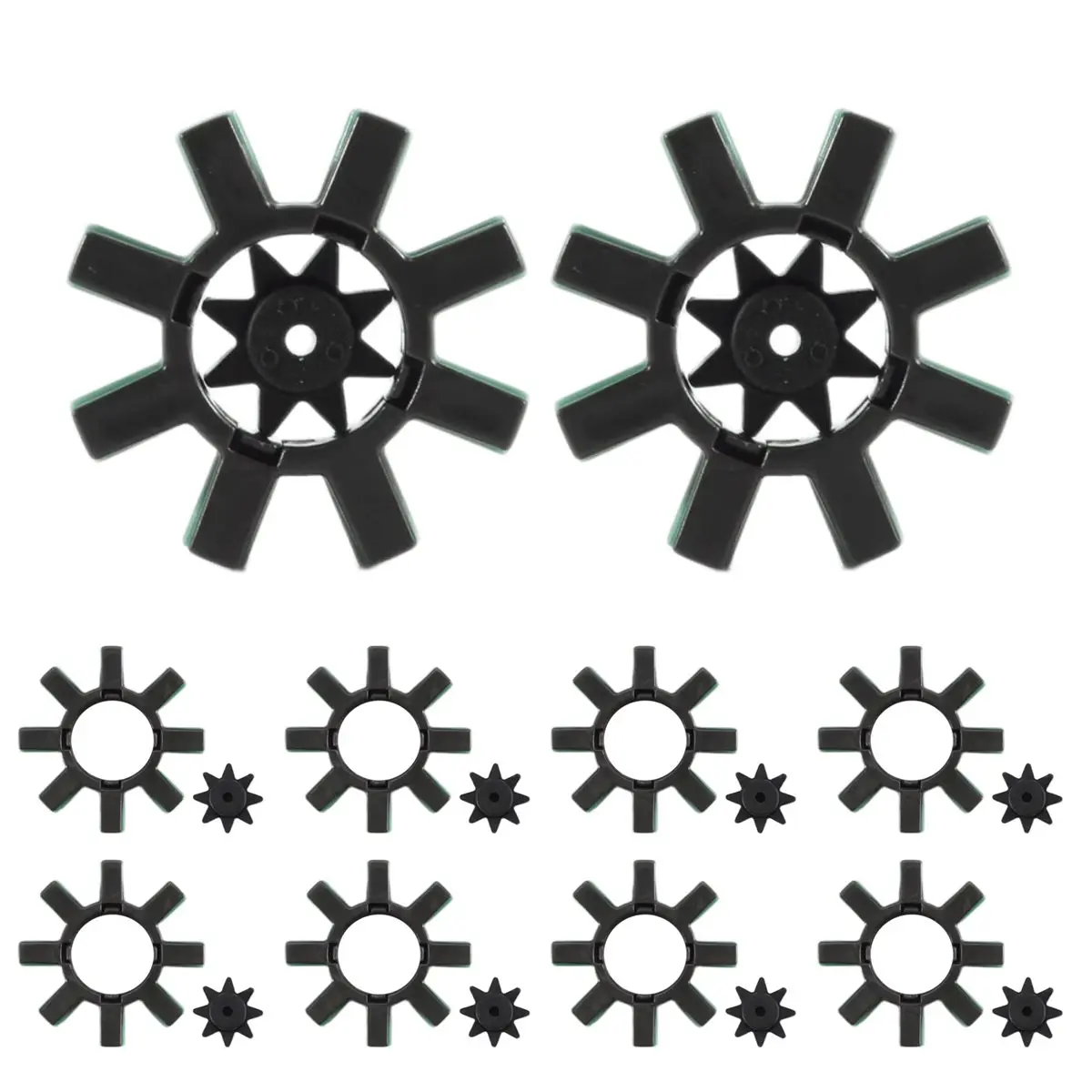 #83H (Black&Green)10PC Steering Motor Ring Gear Elastic Coupling Gear 45254-28040,Automotive Parts & Accessories
