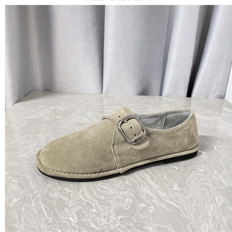 

AIYUQI 2025 new women's flat shoes Non-slip slip-on loafers for women Large-size spring and autumn female shoes