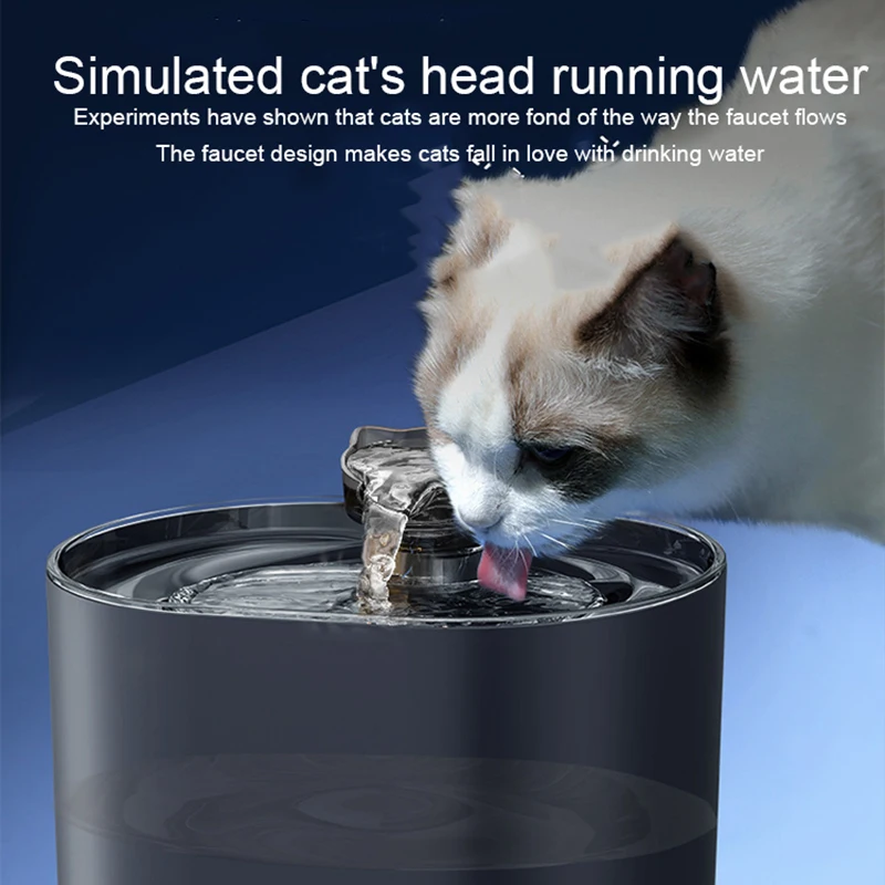 Intelligent Stainless Steel Cat Water Fountain Automatic Drinker For Cats Feeder Pet Water Dispenser Drinking Fountain For Cats