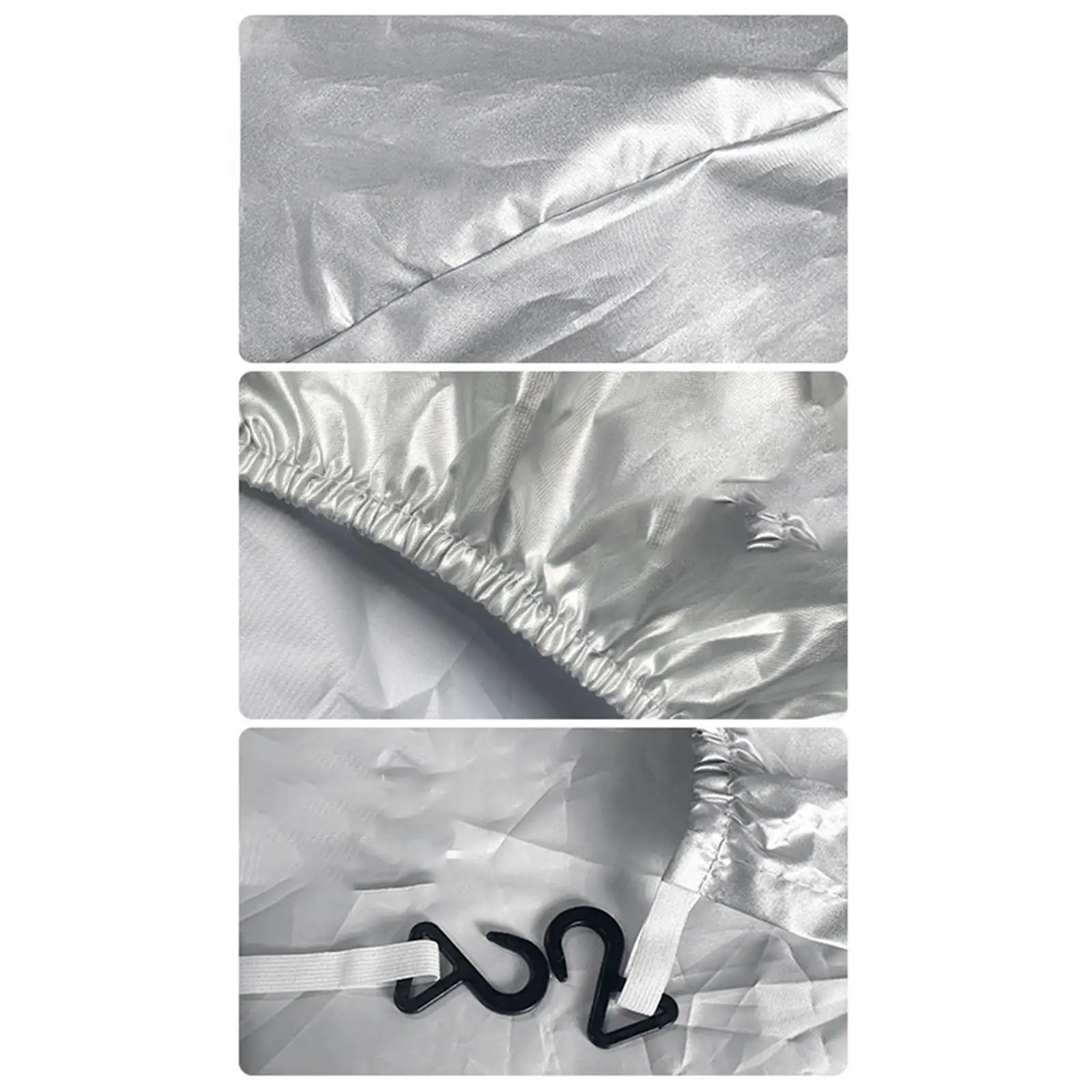 All Weather Spare Tire Cover Replacement Silver Polyester for SUV RV Trailer Car
