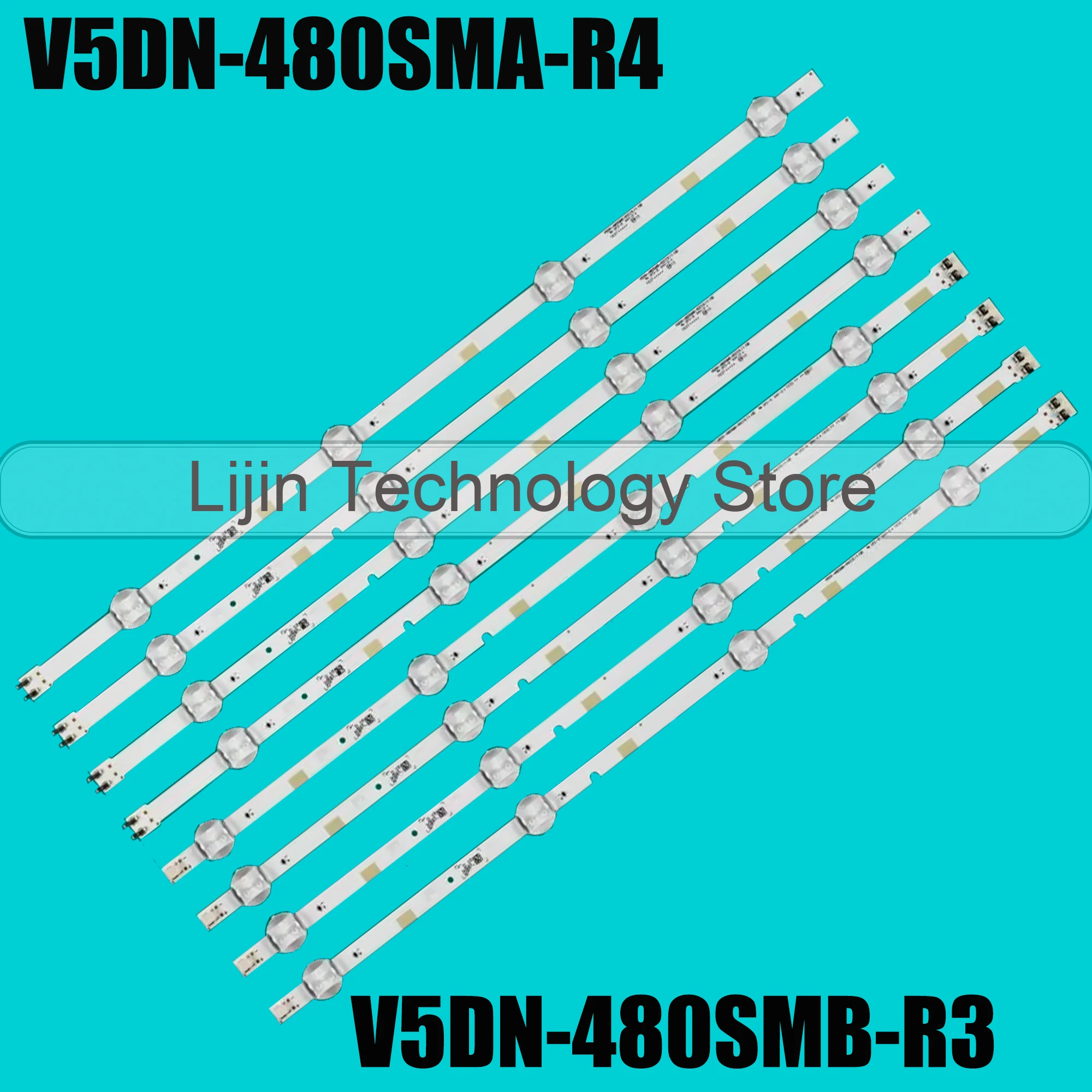 8 pcs LED backlight strip for UN48J5000 UN48J5200 UE48J5200 UE48J5202 BN96-37296A 37297A V5DN-480SMA-R4 480SMB-R3