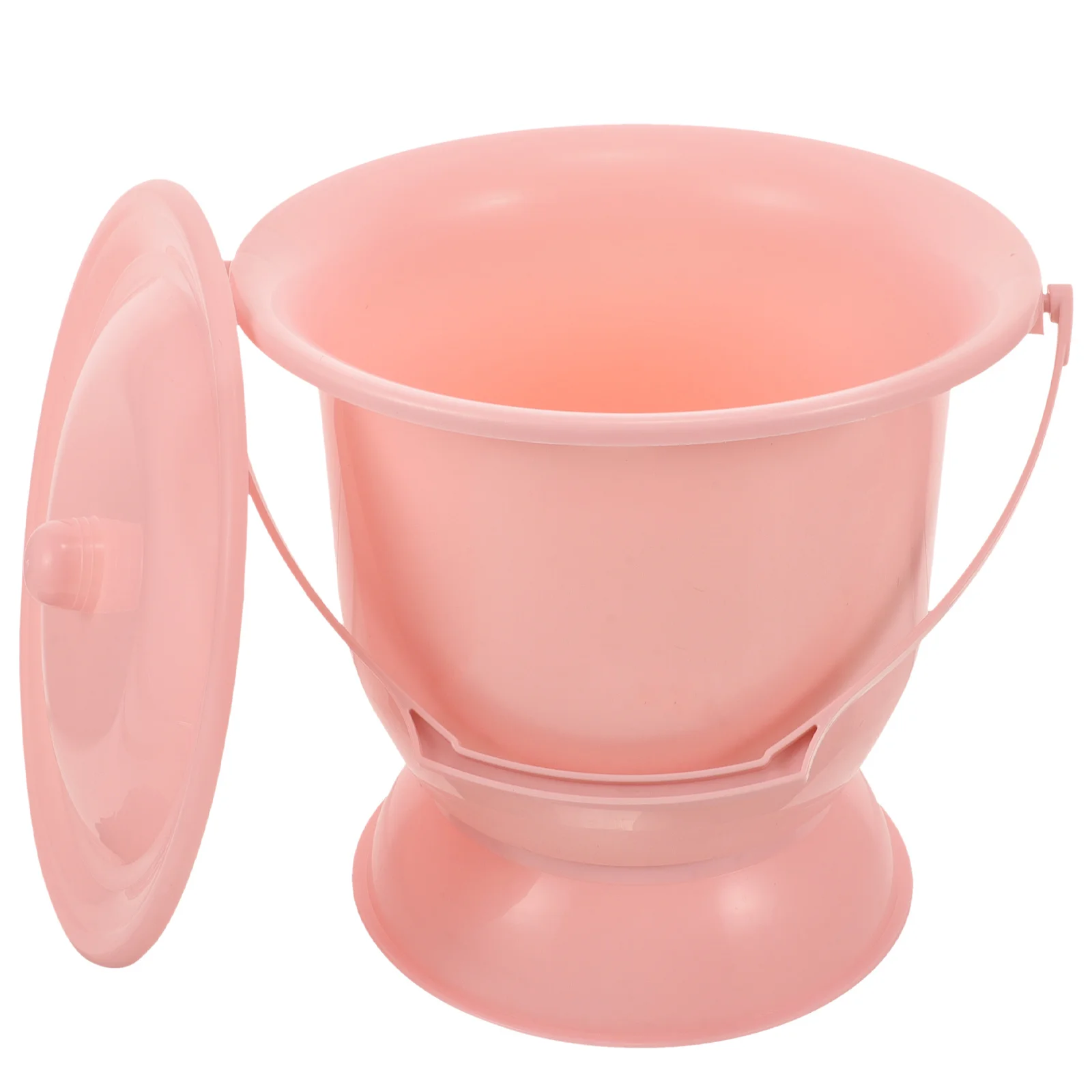 Chamber Pot With Lid Night Urine Pot Portable Plastic Bedpan For Elderly Pregnant Women Household Spittoon Durable Lightweight