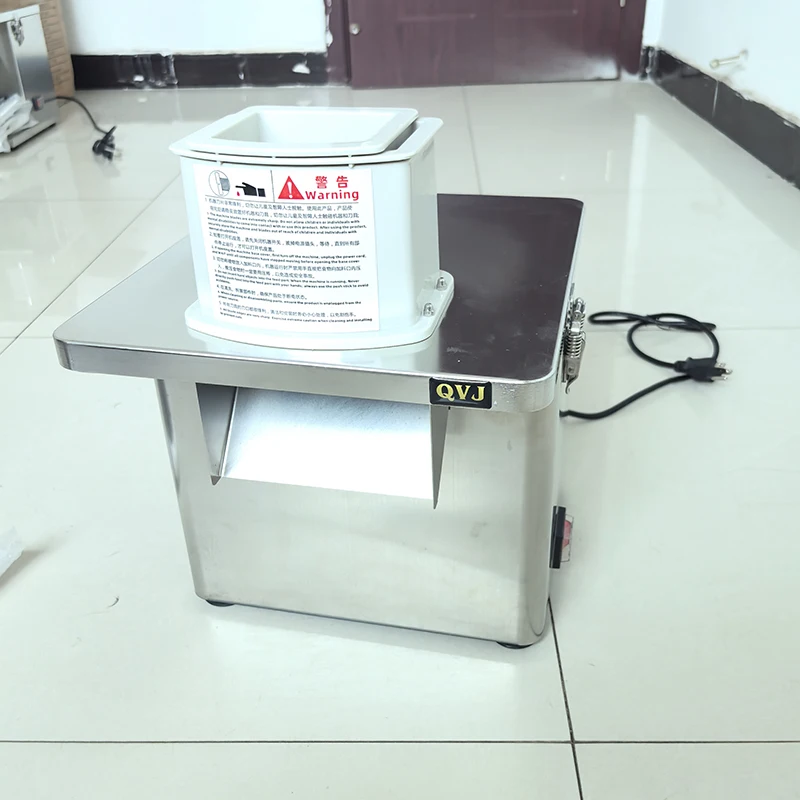 

Commercial Electric Vegetable Cutter Wave Potato Slicer Large Inlet Fruit Slicer Pieces or Dice Cutting Food Processor