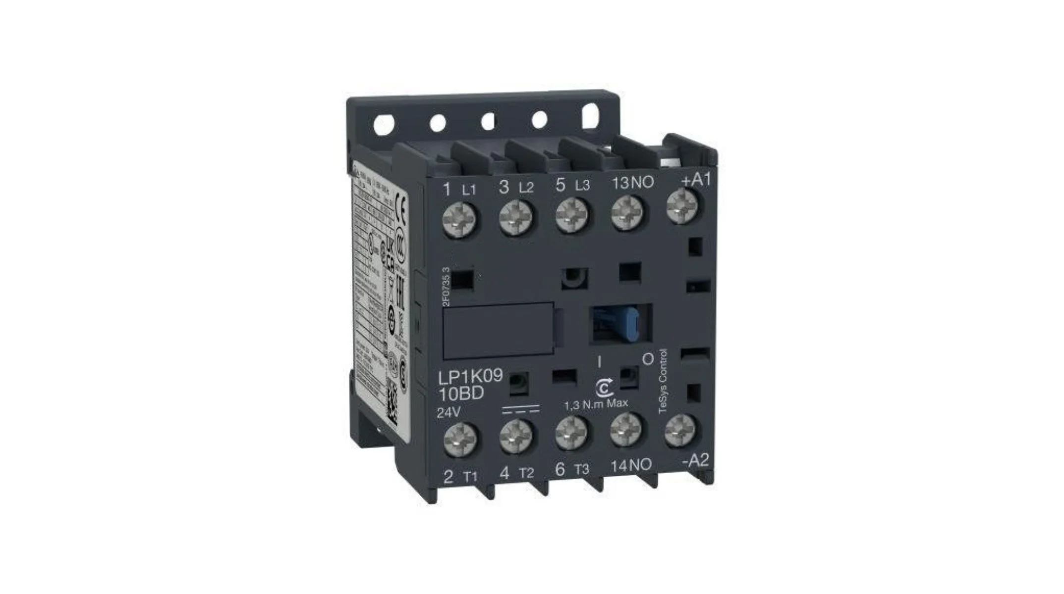 

LP1K0910BD LP1-K0910BD TeSys K contactor - 3P - AC-3 = 440 V 9 A - 1 NO aux. - 24 V DC coil