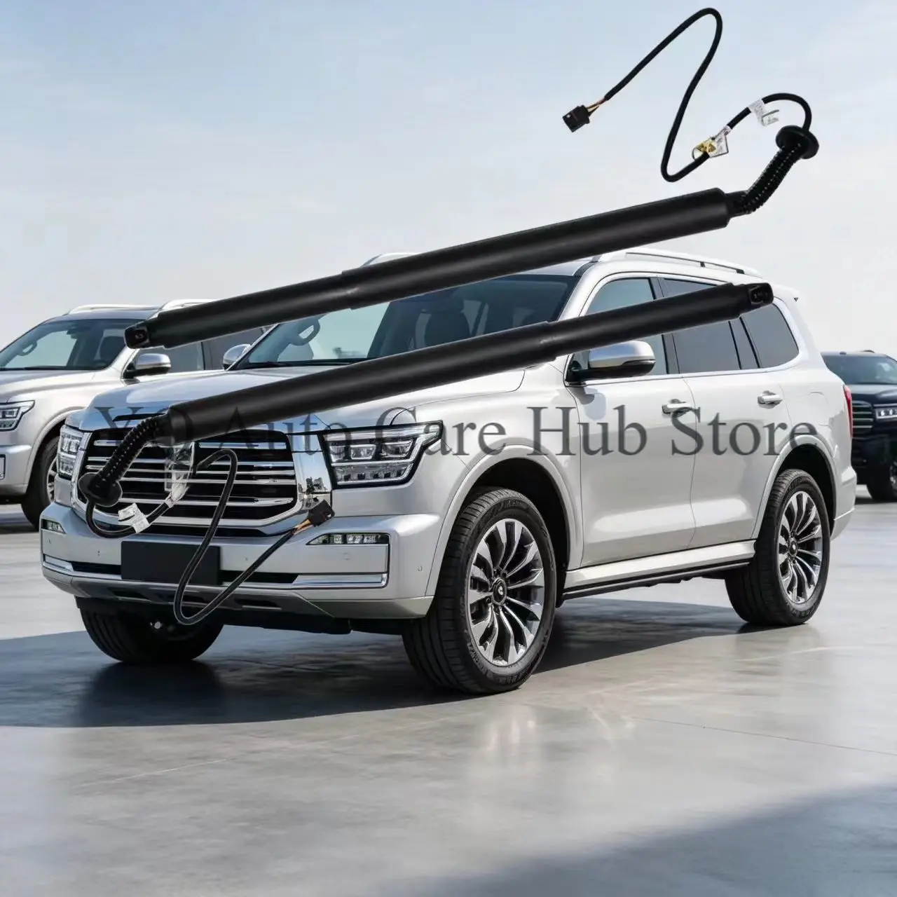 9Y3827851 Electric Power Hatch Lift Supports for Porsche Cayenne Coupe 2020-2023 9Y3827851A, 9Y3827851B, 9Y3827851C