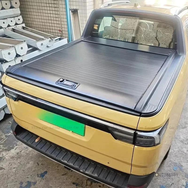 

for Pickup Accessories Aluminum Alloy Retractable Roller Lid Hard Tonneau Cover for 2023