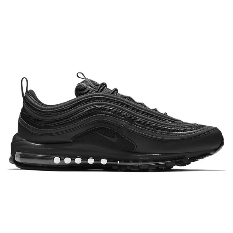 Nike Air Max AirMax 97 Triple Black White Golden Anthracite Metallic Trainers Sports Shoe Sneakers Women Men Running Shoes