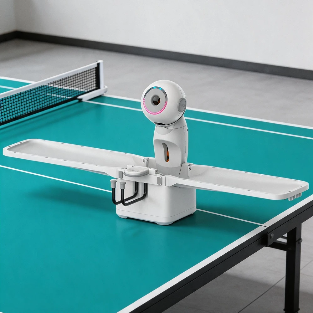 Automatic Table Tennis Ball Machine Professional Ping Pong Robot With Random Spin And Placement Training
