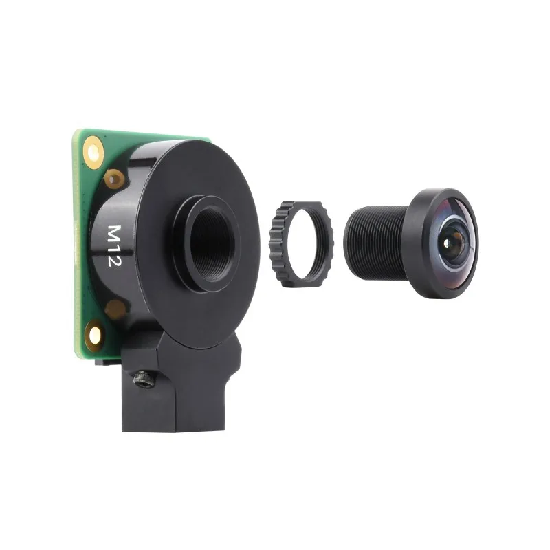 M12 High Resolution Lens, 14MP, 184.6° Ultra wide angle, 2.72mm Focal length, Compatible with Raspberry Pi High Quality Camera