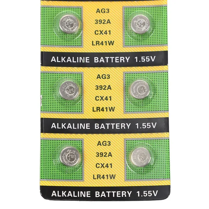 10-200PCS AG3 LR41 L736 392 384 192 Button Batteries1.5V Alkaline Button Cell Battery for Watch Toy Clock Car Remote Control
