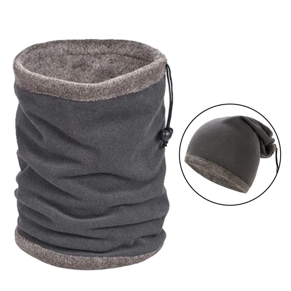 

Модный ветрозащитный зимний шарф, сохраняющий тепло, толстая велосипедная маска для лица с шнурком, холодостойкий флисовый шарф для мужчин и женщин