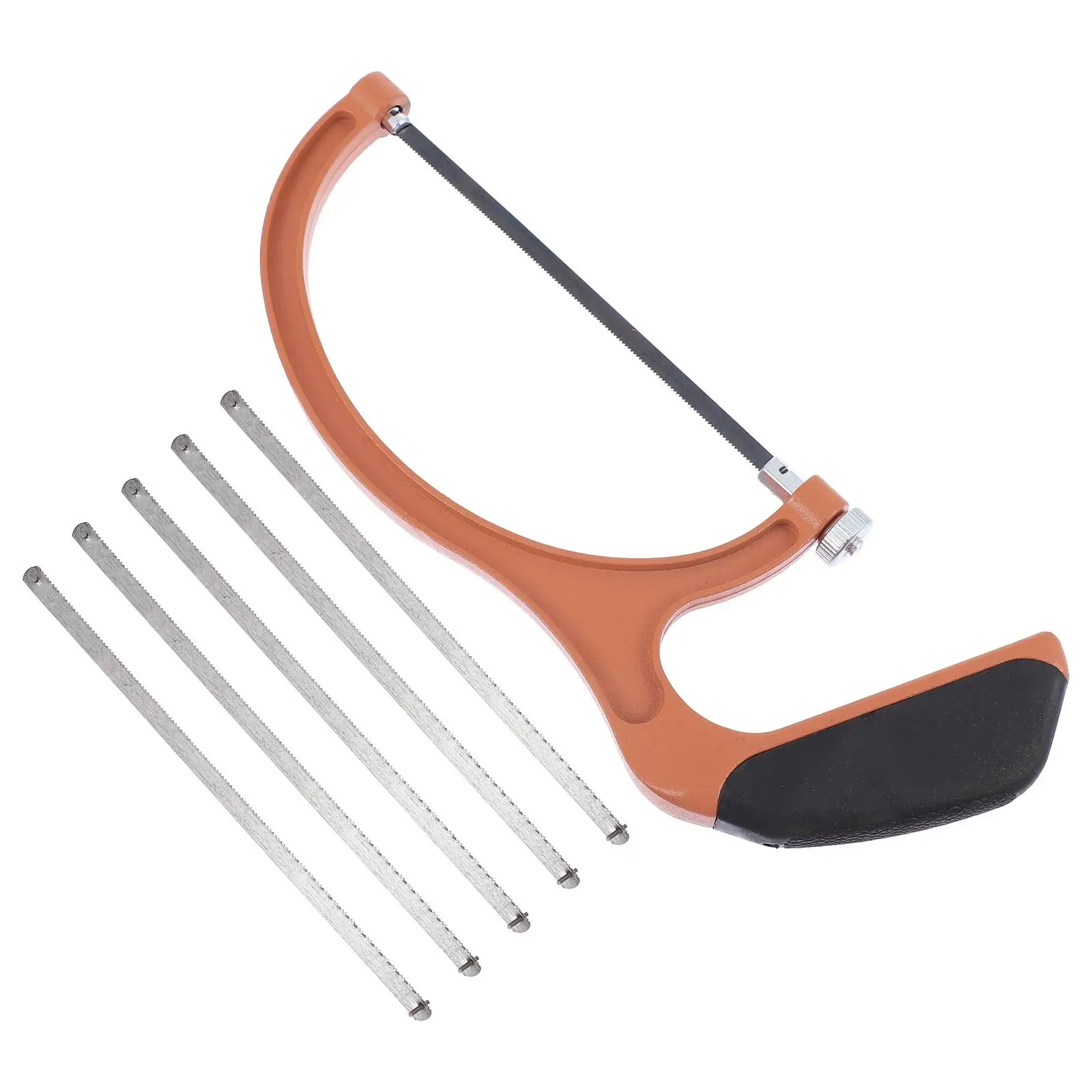 DIY เลื่อยตัดไม้ Handsaw ของเล่นสําหรับเด็ก MINI ขนาดสีส้มเด็ก 5 ใบมีดถอดเปลี่ยนได้ใช้งานง่ายเครื่องมือ