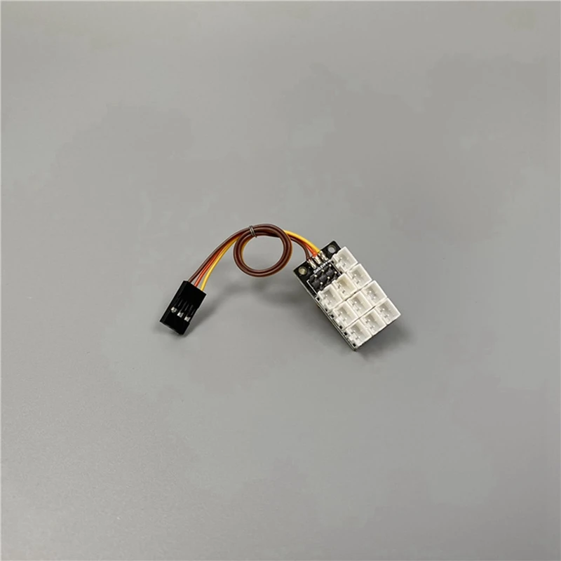 X18A-3X لوح تمديد نظام الضوء PH2.0 وحدة التوسعة لـ Tamiya MFC-03 1/14 مركبة يتم التحكم بها عن بُعد سكانيا Actros 1/10 RC الزاحف (أ)