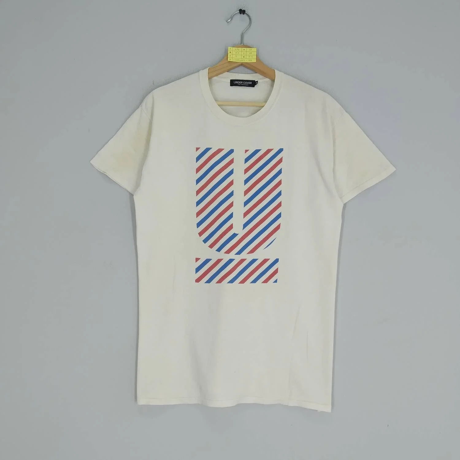 

Undercover Japan Big Logo Under cover White T shirt Japanese Designer Jun Takahashi Streetwear Size M