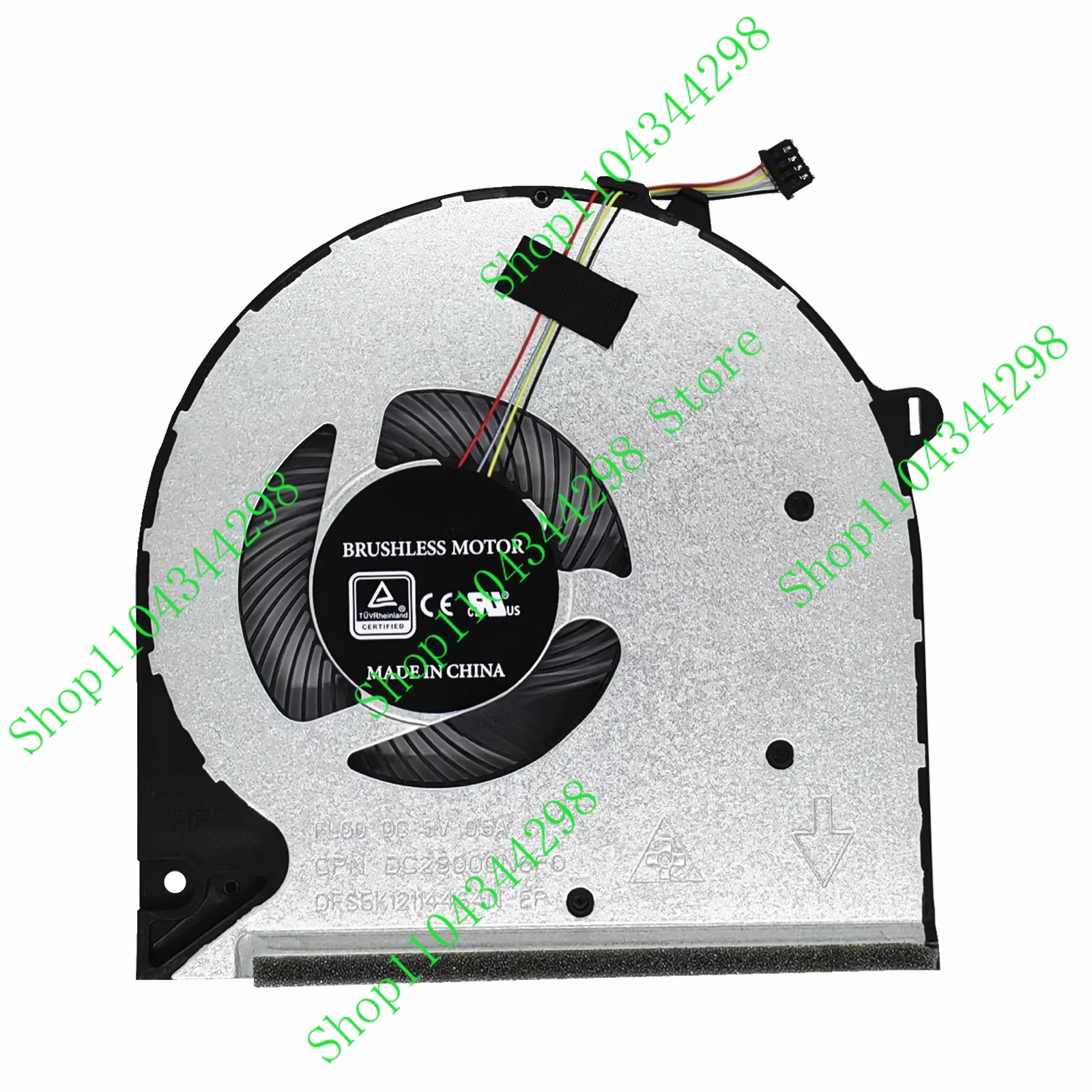 

DB Original NEW CPU Fan For HP 15-DU 15s-du 15-DW DY 250 G8 L52034-001 TPN-C139 Laptop Fan DC28000N6F0 DFS5K12114464N