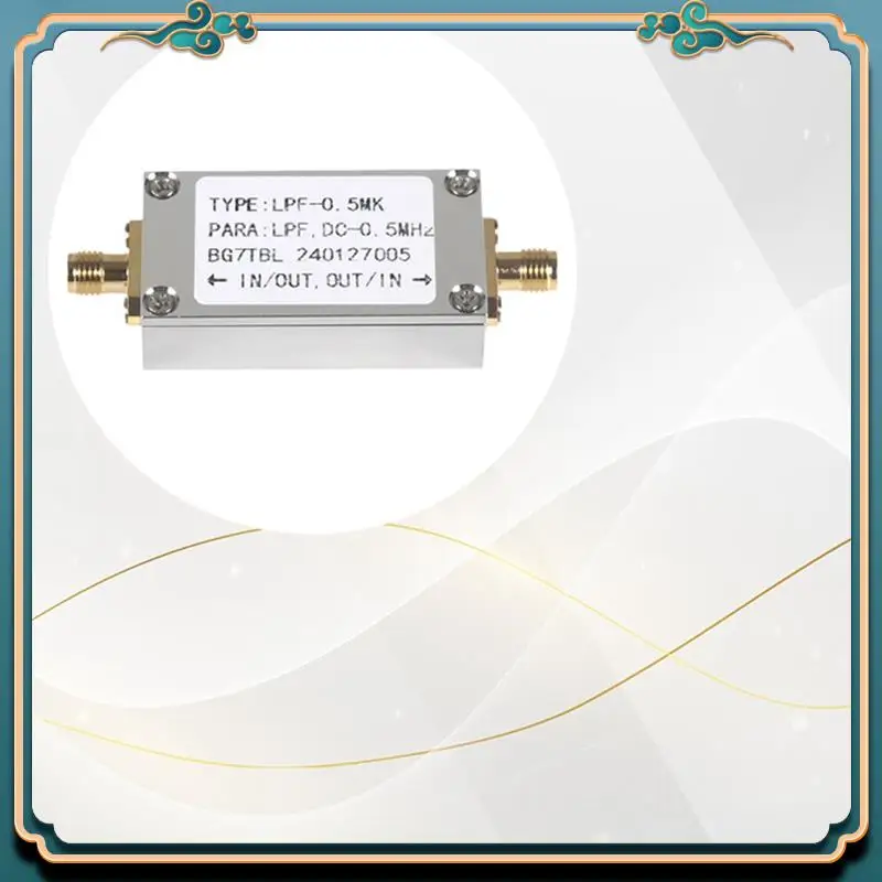

(Новый)-LPF Фильтр нижних частот 500M LC LPF 0,5MK Интерфейс SMA DC 0,5 МГц LPF для FM