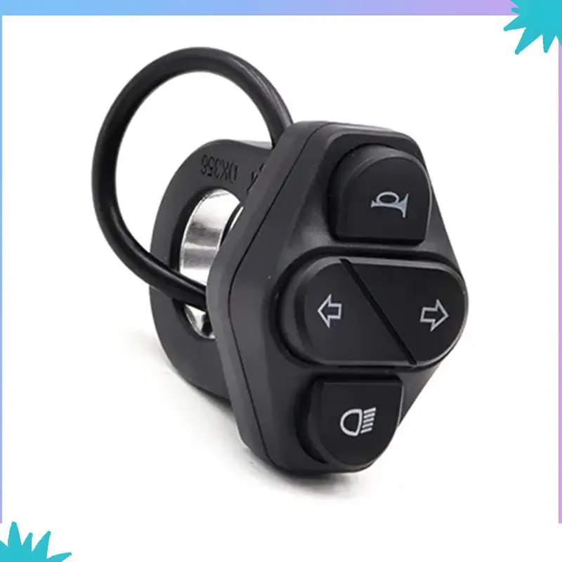Pulsante faro ABZW per scooter elettrico Kukirin G2 Master Accessori per interruttori indicatori di direzione a 5 pin
