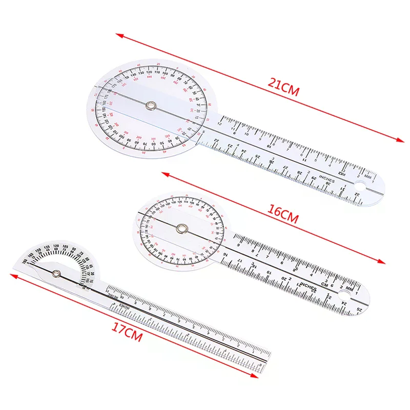 6/8Inch Goniometer Medical Joint Ruler Calibrated Orthopedics Angle Rule Spinal Finger Angle Ruler Protractor